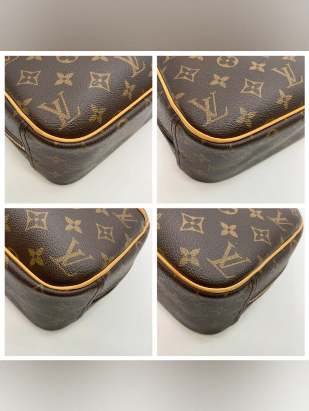 NOT FOR SALE! Louis Vuitton Monogram Trouville M42228 Handbag W/DB Cards - Picture 9 of 14